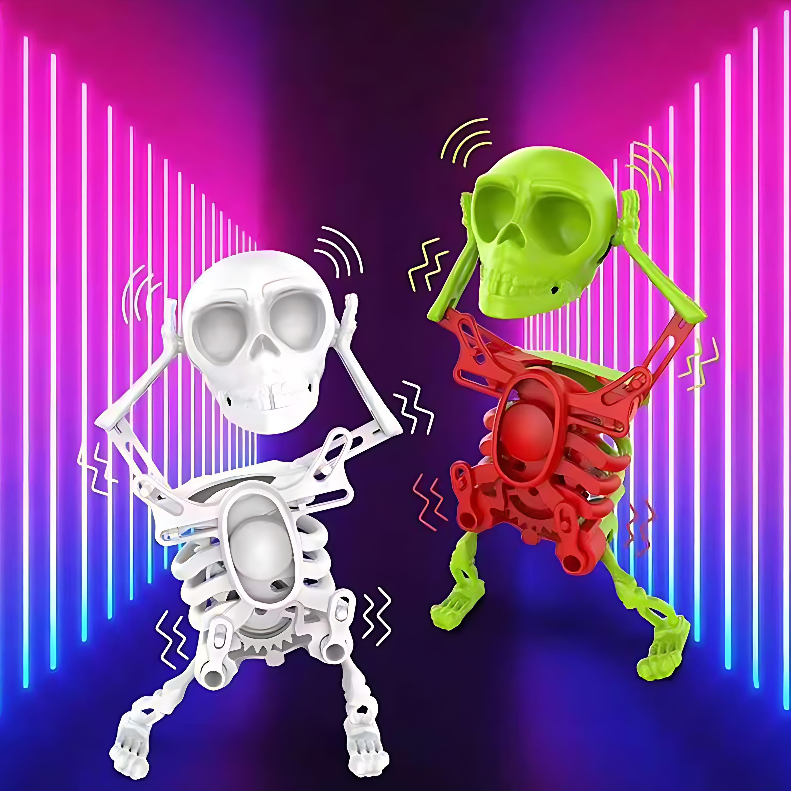 3D Dancing Skeleton Wind-Up Fidget Toy