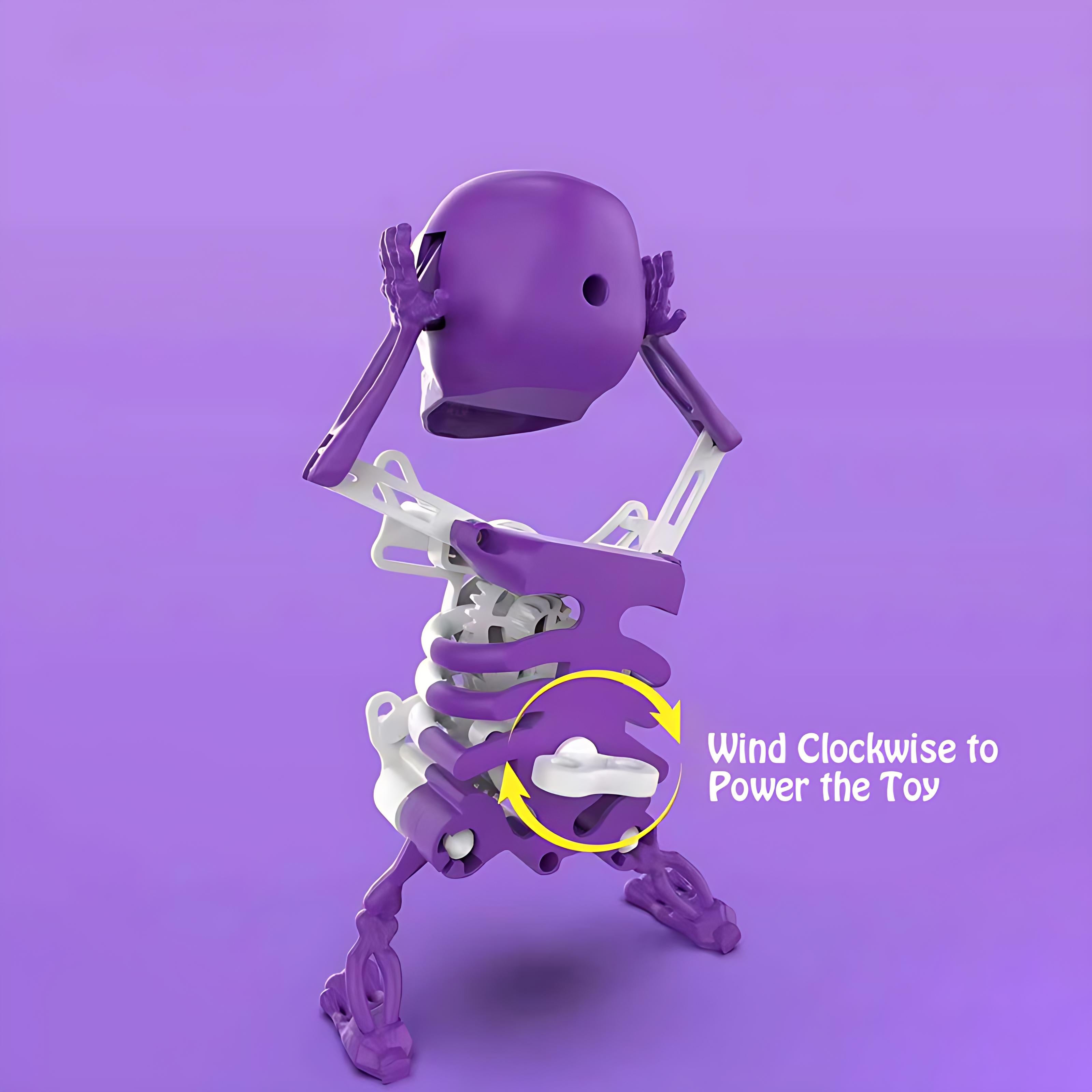 3D Dancing Skeleton Wind-Up Fidget Toy