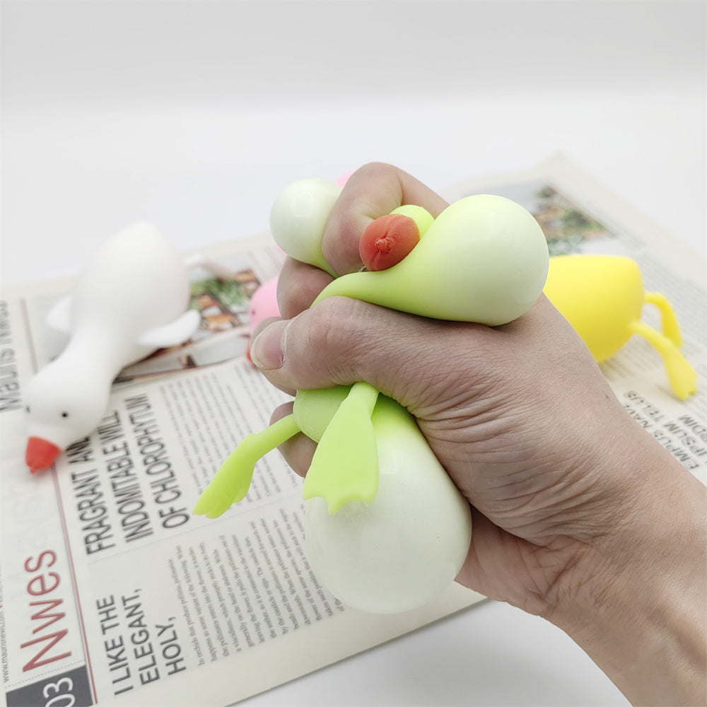 Big White Goose Squeeze Toy