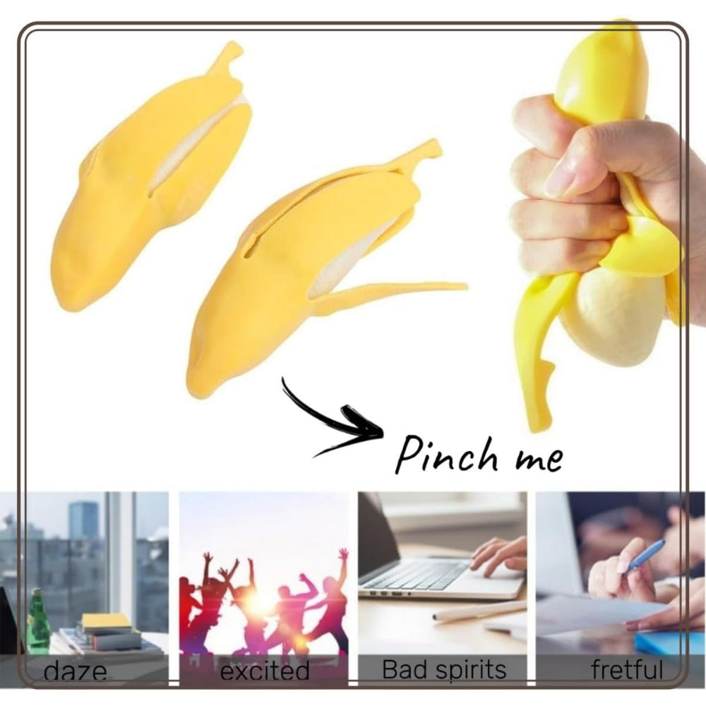 Realistic Banana Stress Toy