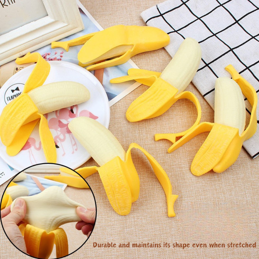 Realistic Banana Stress Toy