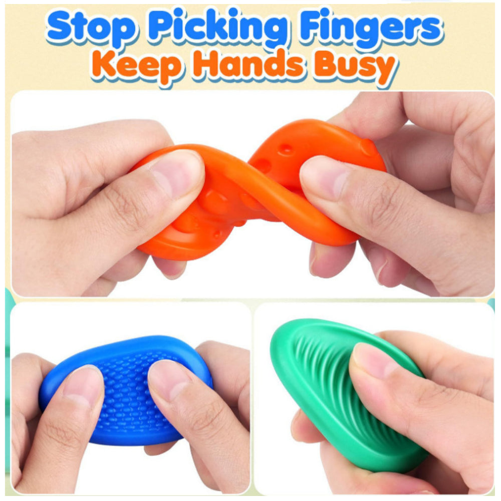 2 Sets Pack Sensory Stress Relief Stone