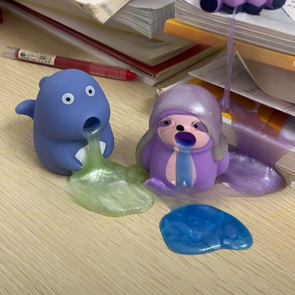 Squishy Vomiting Egg Toy