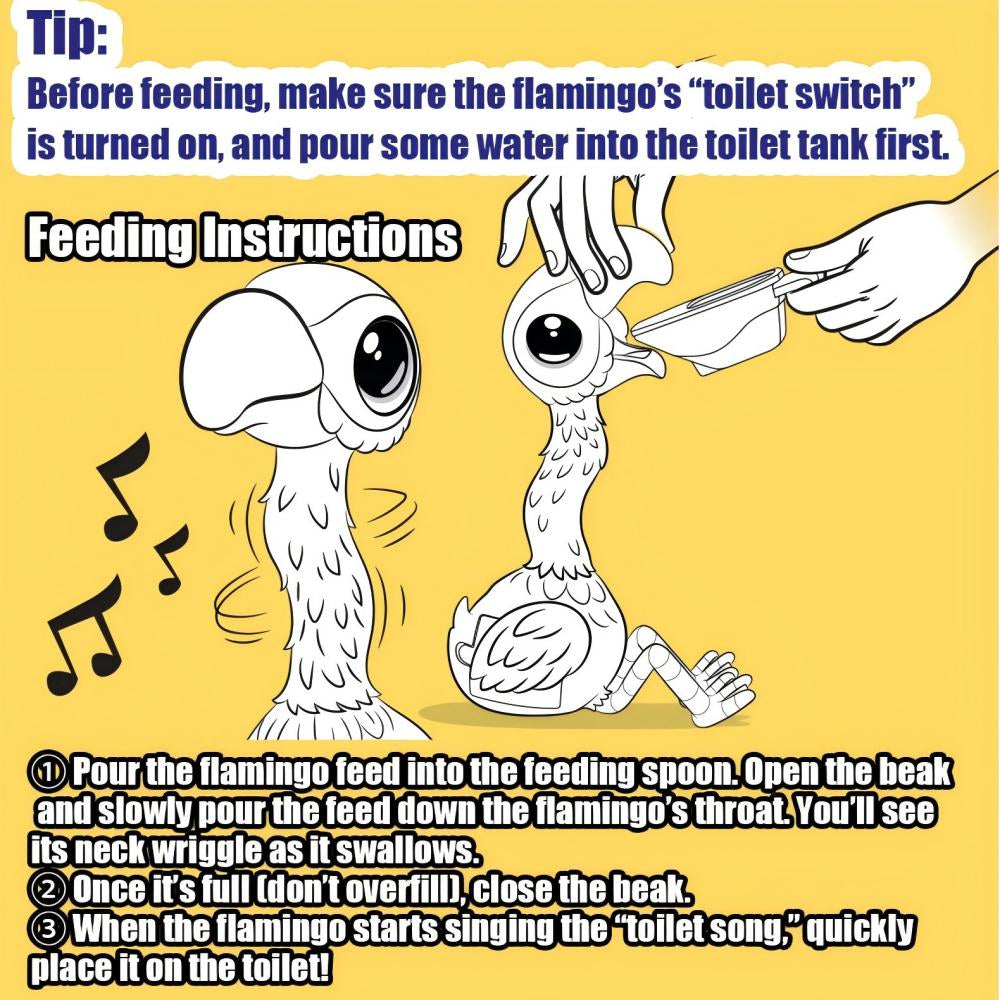 Talking Flamingo Interactive Pet Toy